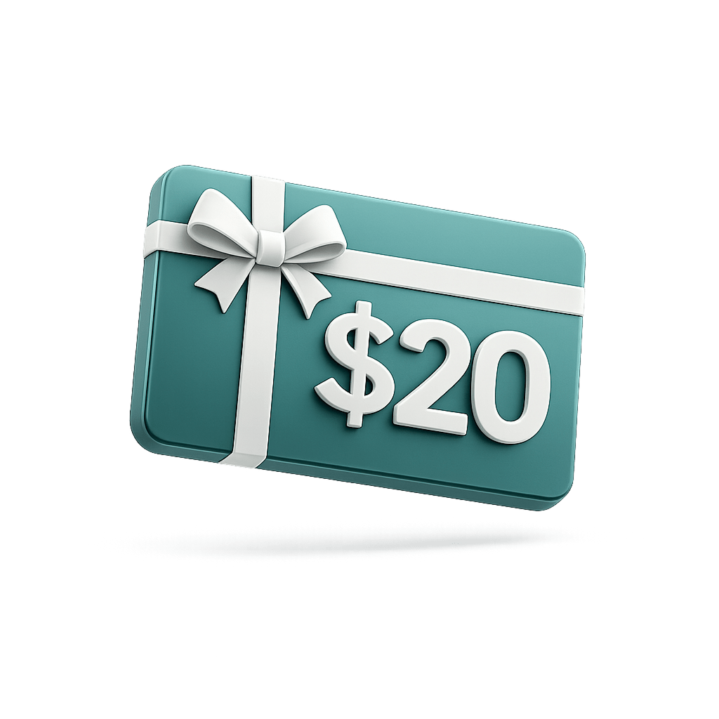 FREE $20 Gift Card